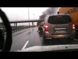 В Челябинске женщина полчаса ехала в горящем автомобиле