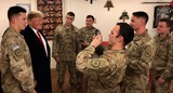 Трамп посетил американских военных в Ираке