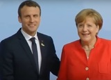 Меркель и Макрон поговорили по телефону с президентами Украины и России