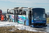 Автобус пошел на таран дома на юге Москвы