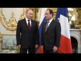 Песков сообщил о переговорах Путина и  Олланда по «Мистралям»