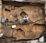 В Подмосковье найден череп мамонта с древним кладом