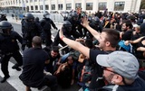 В Барселоне акция протеста переросла в беспорядки