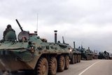 В Луганск ввели бронетехнику