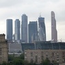 В Москва-сити загорелся строящийся небоскрёб