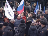 Шествие "в поддержку соотечественников" собрало 20 тыс. человек