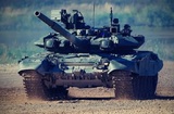 Опубликовано видео уничтожения в Сирии пикапа боевиков танком Т-90 с расстояния 5 км