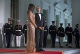 Платье Мишель Обамы поразило гостей прощального обеда президента