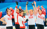Российская женская сборная вышла в плей-офф Чемпионата Мира по керлингу