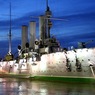 Легендарный крейсер «Аврора» покинул стоянку