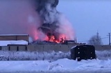 В Оренбурге объявили режим ЧП из-за пожара на заводе