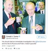 Трамп опубликовал совместное фото сенатора-демократа и Путина