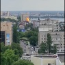 В Воронеже беспилотник врезался в жилой дом