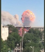 Сейсмологи зафиксировали подземные толчки после взрывов в воинской части в Казахстане