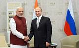Путин назвал Россию и Индию равноправными партнёрами