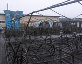 Два человека задержаны после пожара в палаточном лагере под Хабаровском