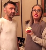 Сергей Шнуров опубликовал скандальное видео с беременной Ксенией Собчак
