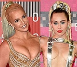Бритни Спирс против Майли Сайрус - секси-наряды MTV Video Music Awards (ФОТО)