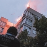 На строящемся новом стадионе "Динамо" в столице - пожар