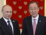 Чуркин: Путин встретится с Пан Ги Муном в сентябре