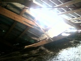 В Уфе во время ночной уборки снега рухнула крыша пятиэтажки (ВИДЕО)