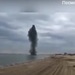 На видео в Анапе сняли взрыв морской мины времен войны