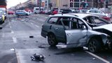 В Берлине во время движения взорвался автомобиль, водитель погиб