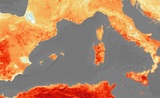 Спутники показали, как выглядит экстремальная жара в Европе из космоса
