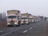 Очередная колонна гумпомощи для Донбасса прибыла под Ростов