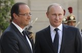 Путин может встретиться с Олландом на саммите в Нормандии