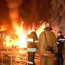 В Москве сгорел строительный рынок