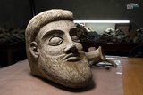 На строительстве Керченского моста  нашли древнюю терракотовую голову