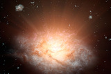 Найдена самая яркая галактика во Вселенной, светящая ярче 300 триллионов Солнц